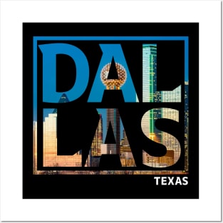 Dallas Texas Typography Posters and Art